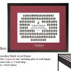 Gallery Frame with McMaster Composite Mat Burgundy